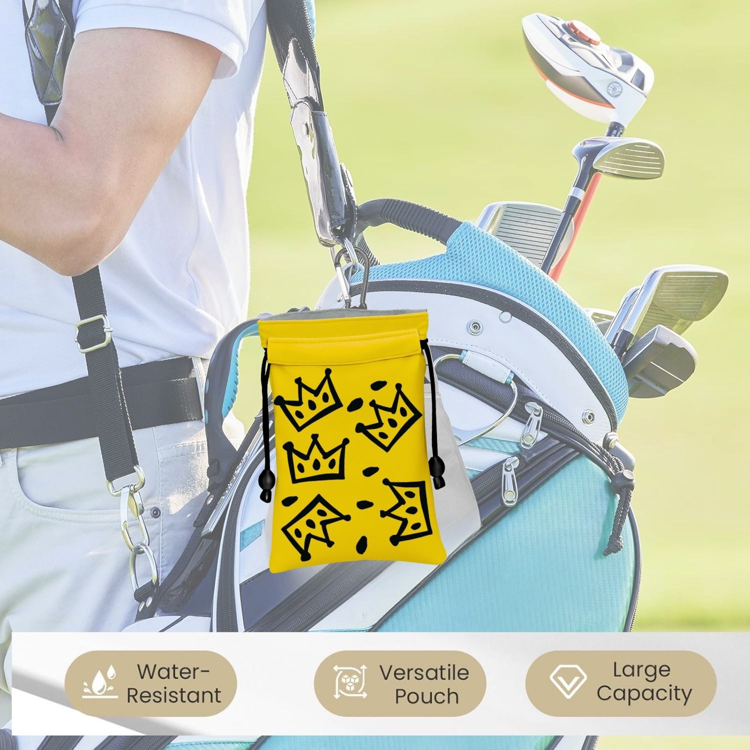 Crown Golf Valuable Item Bag,  - Golf Equipment Holder ulasan dan harga