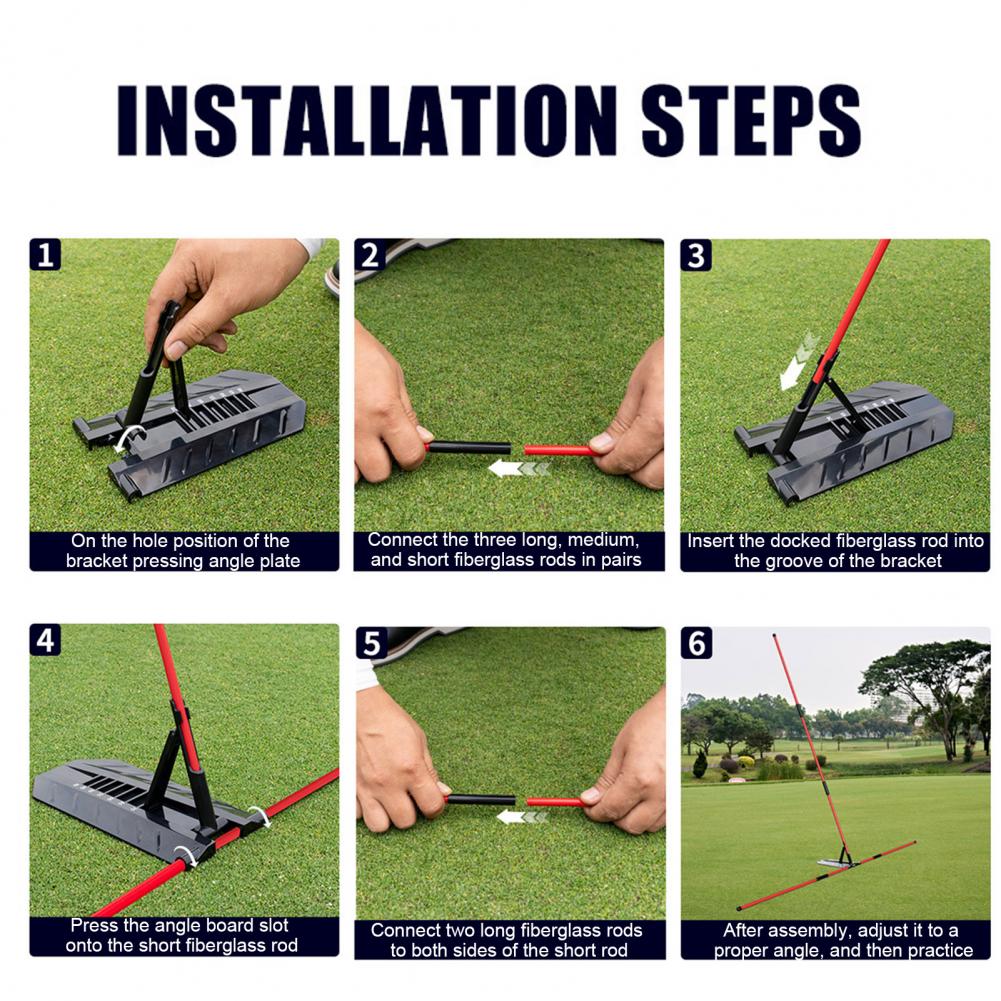 Golf Swing Plane Trainer Golf  - Golf Equipment Holder ulasan dan harga